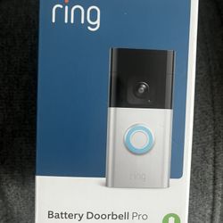 Brand New Ring Doorbell Pro Never Used 