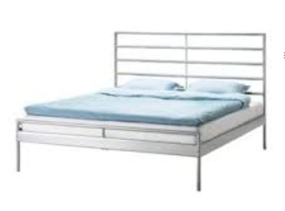 IKEA Metal Full Size Bed Frame (Needs Slats)
