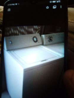Washer and dryer
