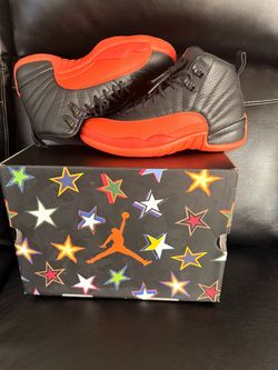 Air Jordan 12 Retro Black Red Sneakers