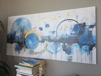 59x29 Large Abstract Canvas Wall Art Painting