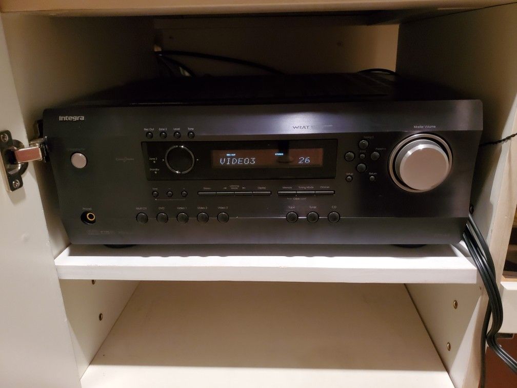 INTEGRA DTR-4.5 HOME THEATER RECEIVER WITH REMOTE