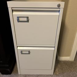 2 Drawer File Cabinet With Lock