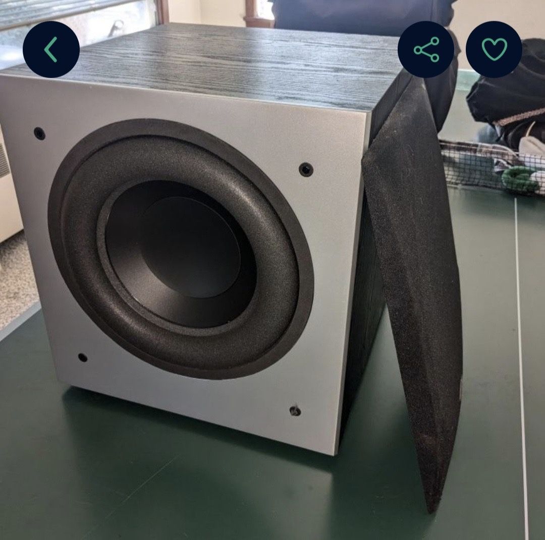 Polk Audio Psw505 12”powered Home Theater Subwoofer