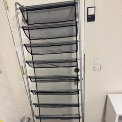Over the door shoe rack