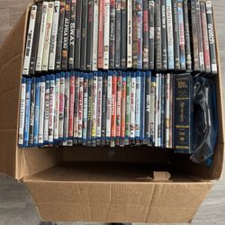 DVDs, Over 180 DVDs , Comedy, Action, Kid.