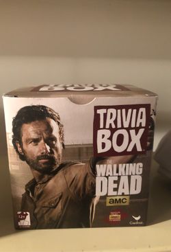 Walking Dead Trivia Box great condition