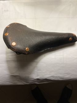 Vintage Fuji BELT Bike Saddle Brown Leather Fujita Saddle Co. - Tokyo