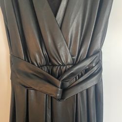 Zara Faux Leather Dress