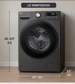 LG front load 5.0 CU capacity