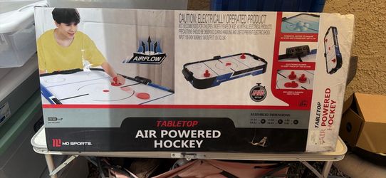 Tabletop air powered hockey
