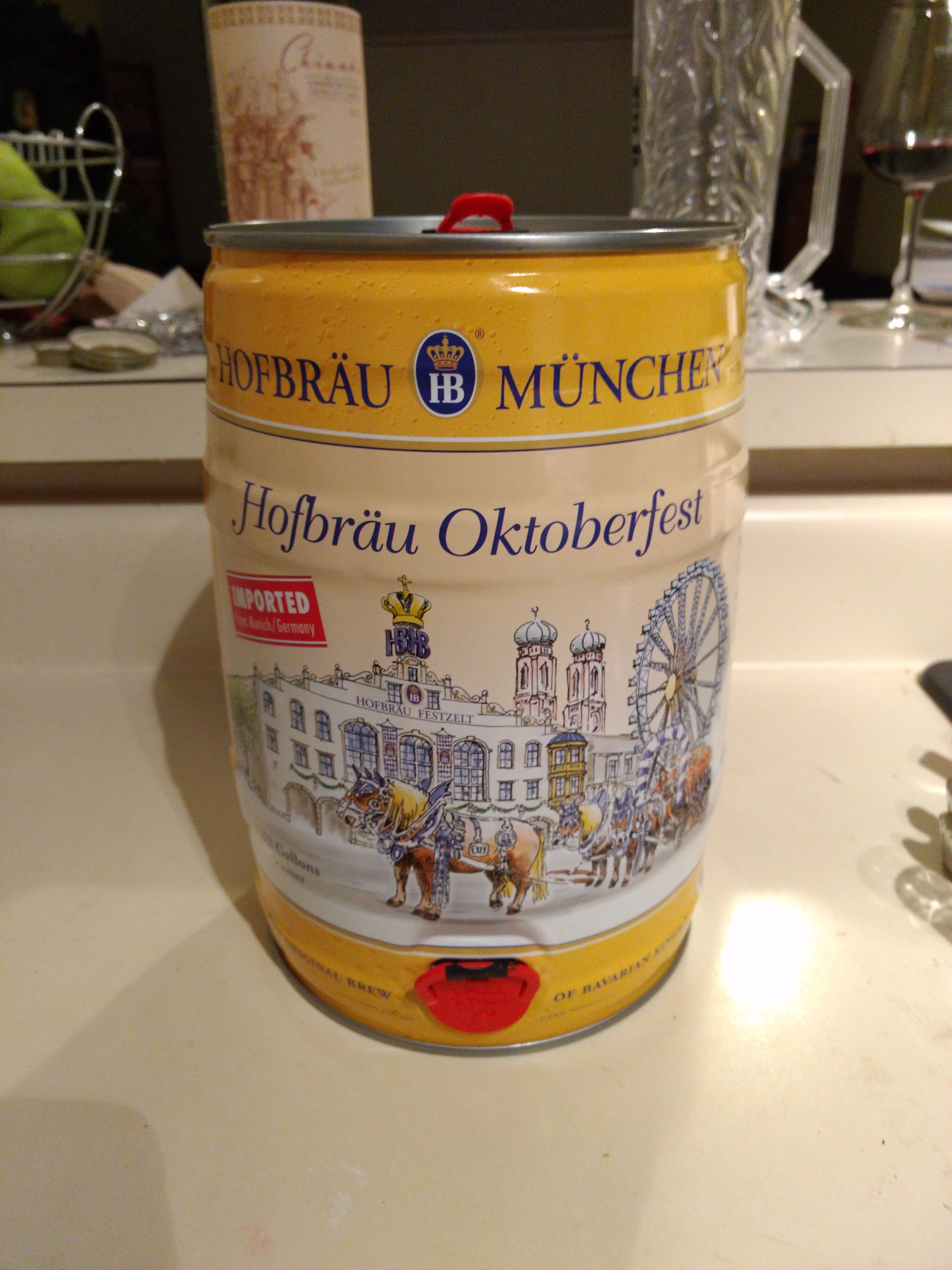 Hofbrau Oktoberfest mini keg