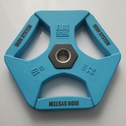 Weight Plates - 10kg/22lb - Fits With 1" Barbell / Pump Set Plate 