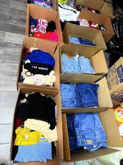 Cajas de ropa al mayoreo