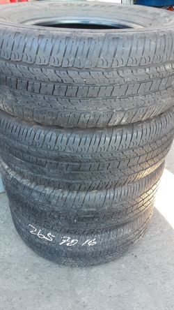GOOD SET OF 265 70 16 GOODYEAR WRANGLER