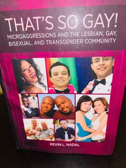 That's So Gay! Book by Kevin L. Nadal