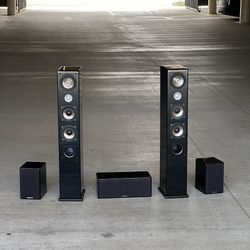 VocoPro Piano-5 ... 5-Piece Karaoke Home Theater Speaker System