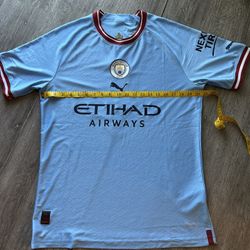 Manchester City 2022-23 Home Soccer Jersey Puma Men’s XL