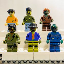 Cute Zombies Minifigures Set | New Custom LEGO Toys