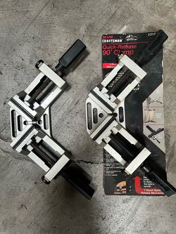 Vintage Craftsman Quick-Release 90° Corner Clamps (Pair)