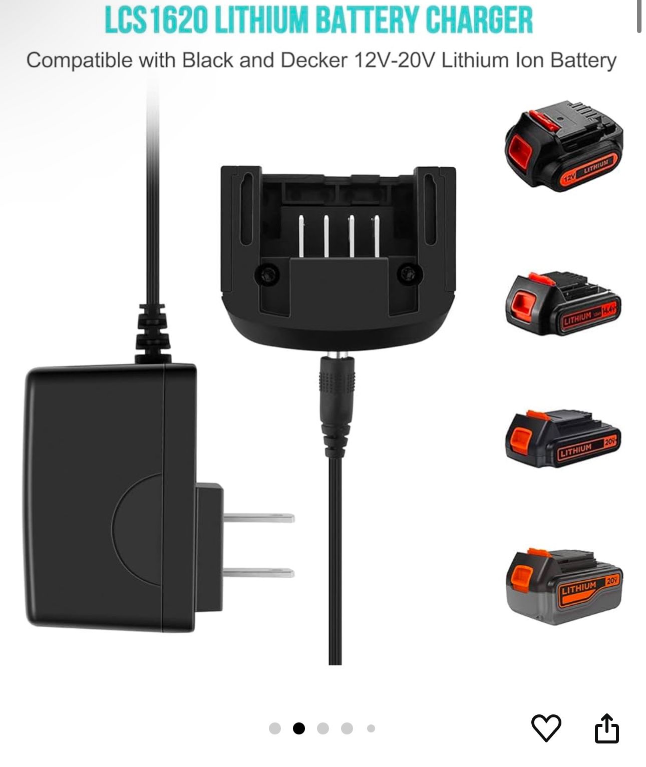 LCS1620 LITHIUM BATTERY CHARGER
