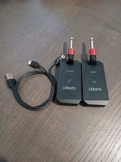Lekato Wireless Guitar/Instrument System Transmitter and Receiver