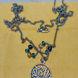 Lotus Flower Necklace 