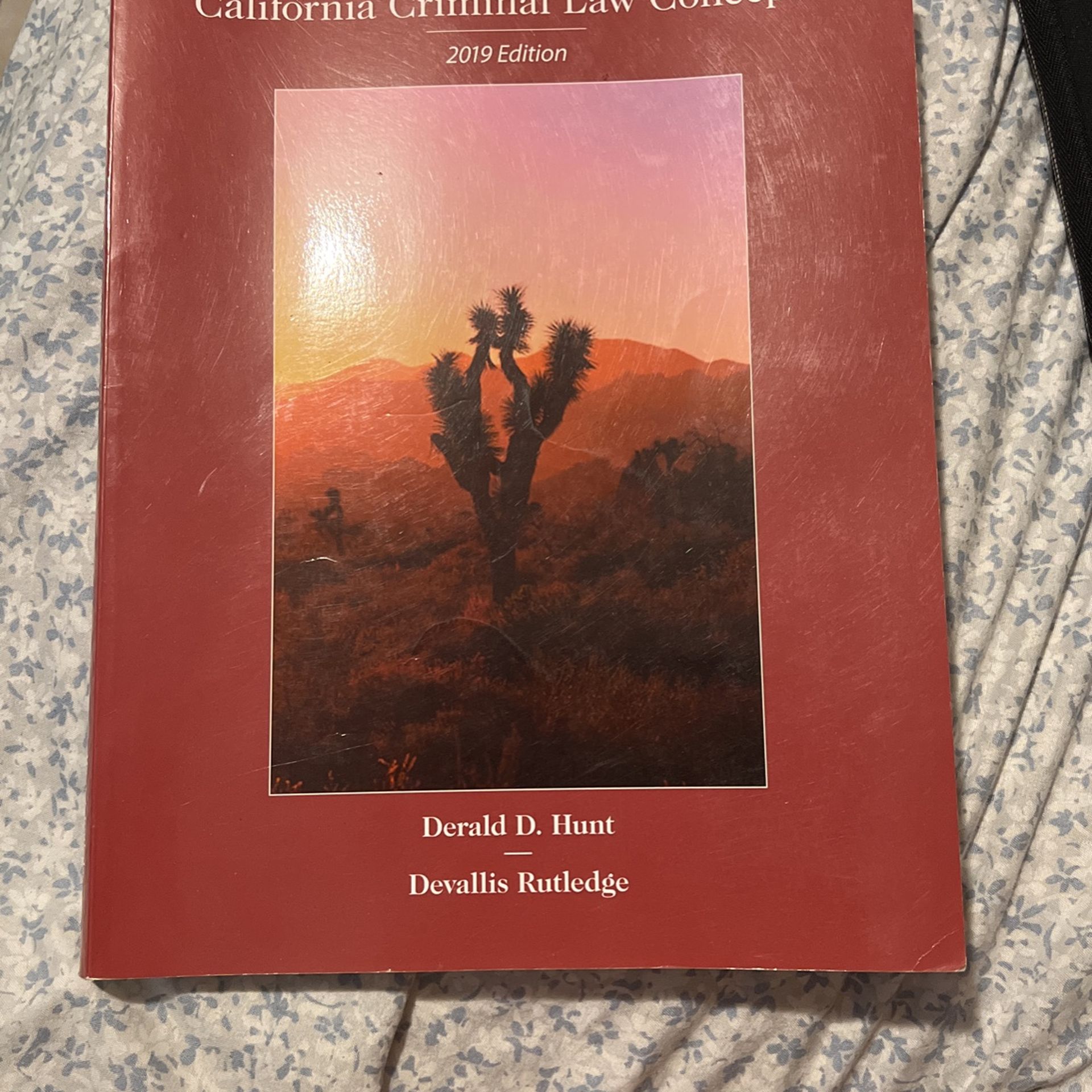 California Criminal Law Concepts 2019 Edition