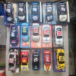 15 1:24 scale NASCAR Diecast race cars