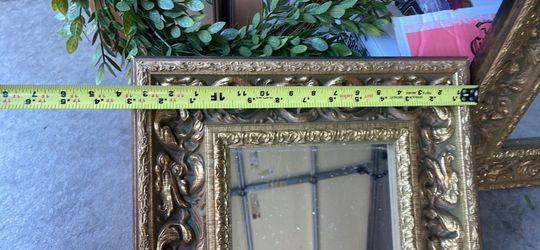 Gold Ornate Framed Wall Mirror