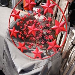 24" Round Metal Stars 