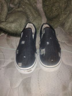 Vans with rips design