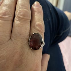 Gorgeous Large Sterling Silver 925 Ring Size 9