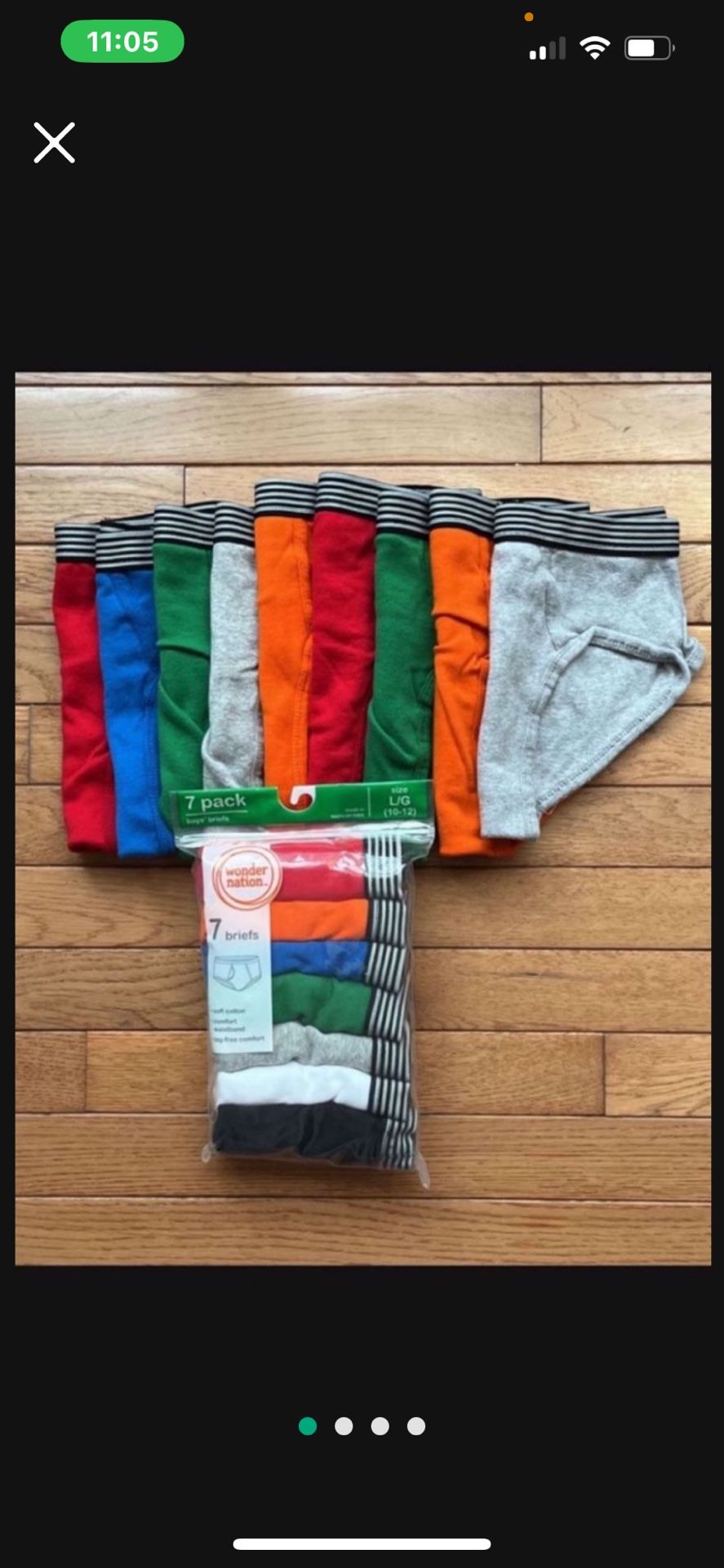 Boy Size 10-12 Large New 