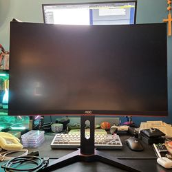 AOC 24in 144hz Curved Gaming Monitor