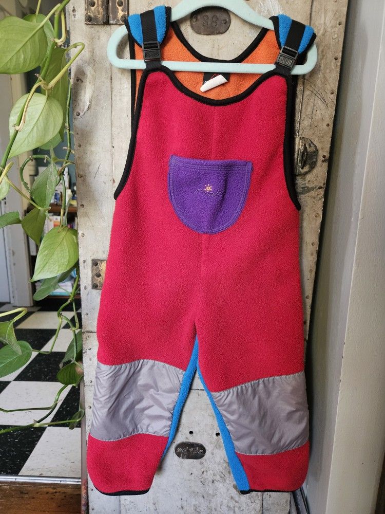 Mountain Sprouts Polartec Toddler Fleece Overalls
