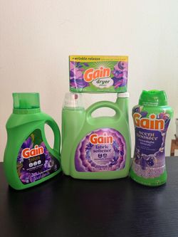Gain Laundry Bundle (detergent / softener / beads / sheets)