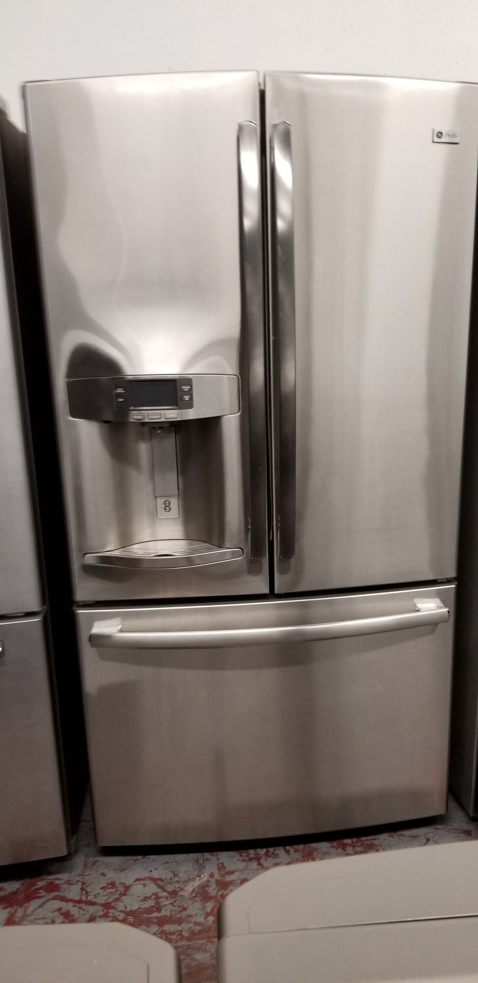 Ge profile refrigerator 3 door stainless steel