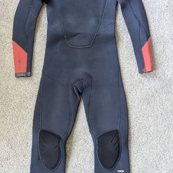 Billabong Comp 4/3 Size 12 Chest Zip Fullsuit