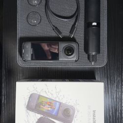 Insta360 X4 Standard bundle-Waterproof 8K 360 Action camera, 4K Wide-Angle Video, Invisible Selfie Stick Effect, Removable Lens Guards