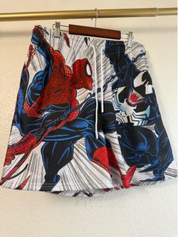 *NEW* LARGE SPIDER MAN VENOM MARVEL OFFICIAL SHORTS