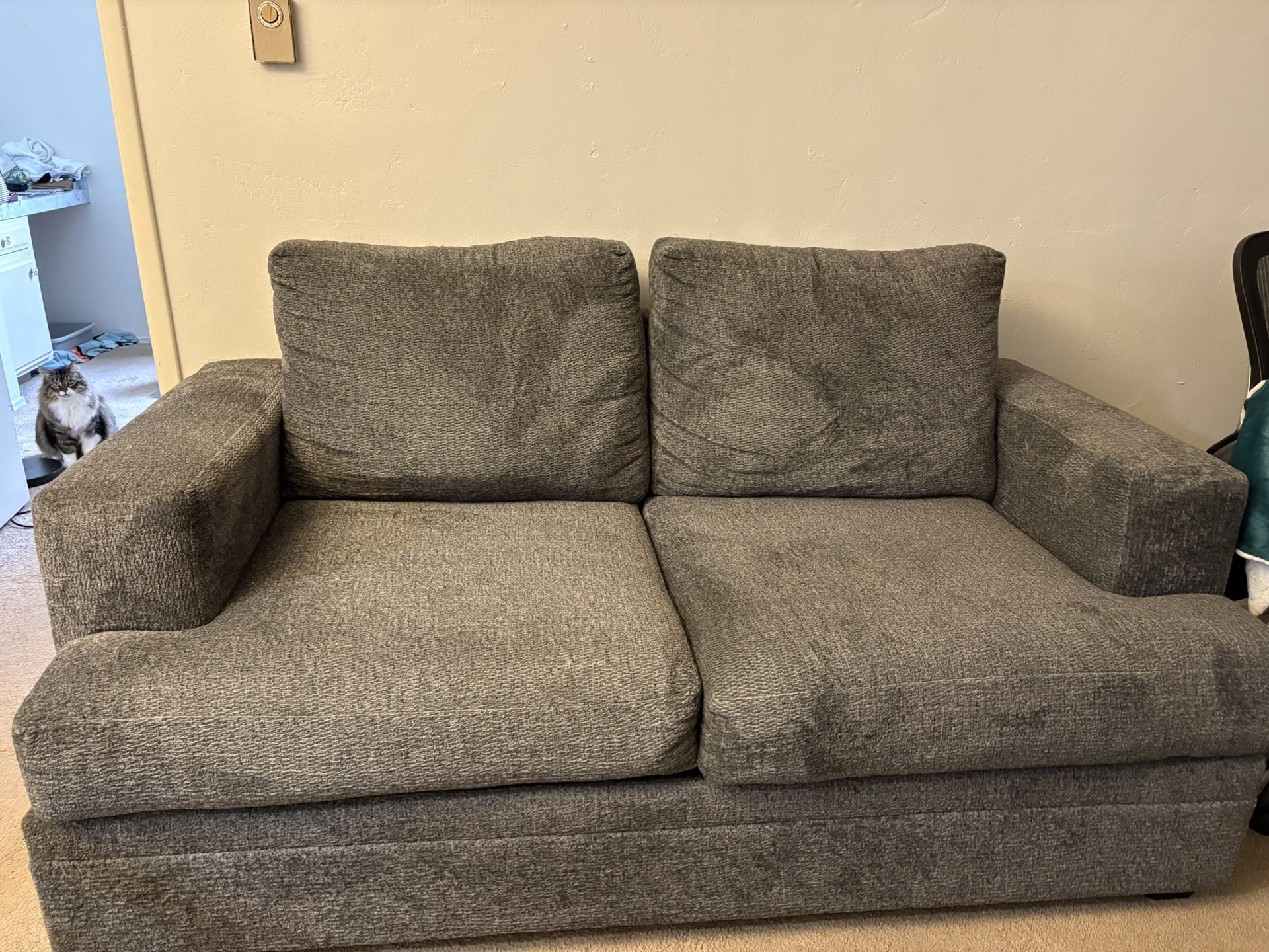 70” Charcoal Grey Couch
