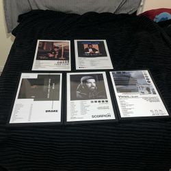 Drake Album Posters Framed 