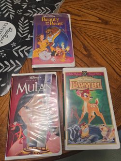 Disney classic vhs movies