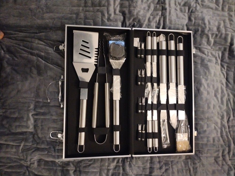 BBQ Set Stainless Steel All Brand New