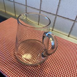 Vintage Glass Pitcher 