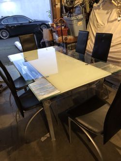 Extended Glass table