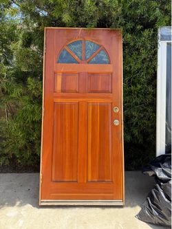 Solid wood 36 x 80 exterior door