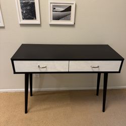 Black and white Narrow desk