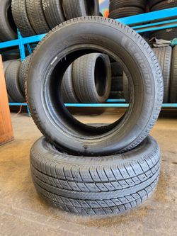 (2) 215/60/16 Michelin & Uniroyal